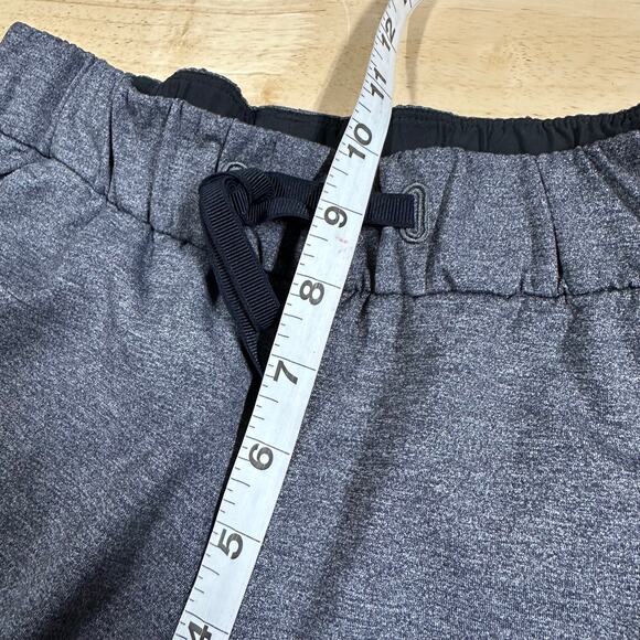 Lululemon On The Fly Pant Heathered Black Women's Sz 4 Excellent Used Condition - Picture 9 of 10